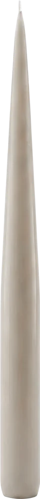 Ash grey taper candle