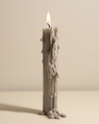 Sand Ash | Set of 6 taper candles | PLAMYA