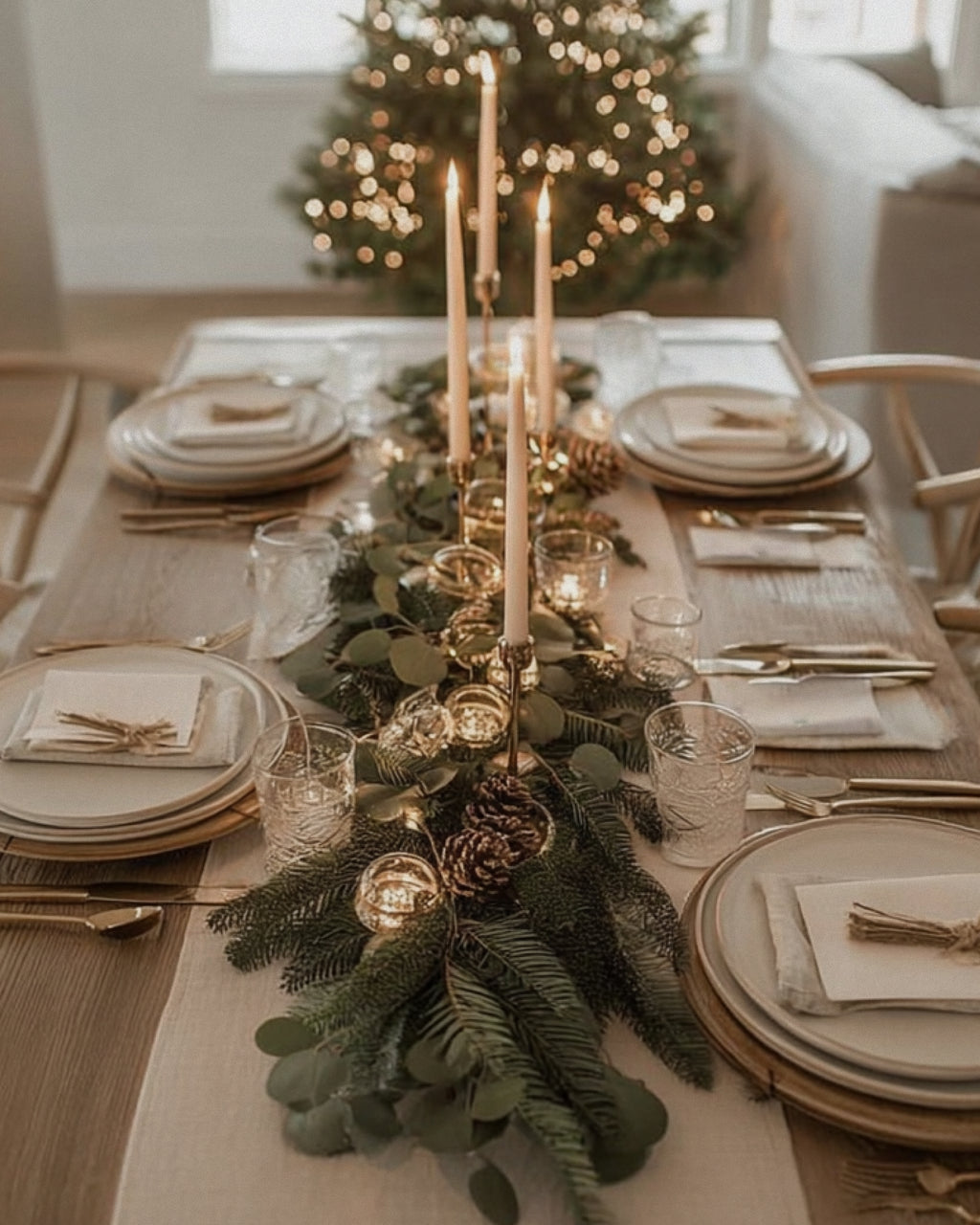 Soft Ivory | Set of 6 taper candles | PLAMYA of stillness